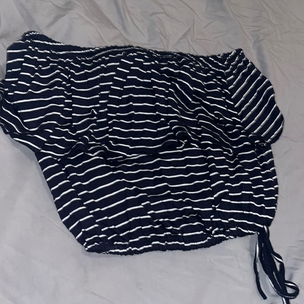Striped tube top